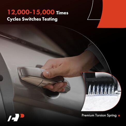 مقبض باب خارجي من الجانب الأيمن للراكب A-Premium متوافق مع شيفروليه كوبالت 2005-2010 وبونتياك G5 2007-2010، أسود معبأ، استبدال # 15803536 in Saudi Arabia