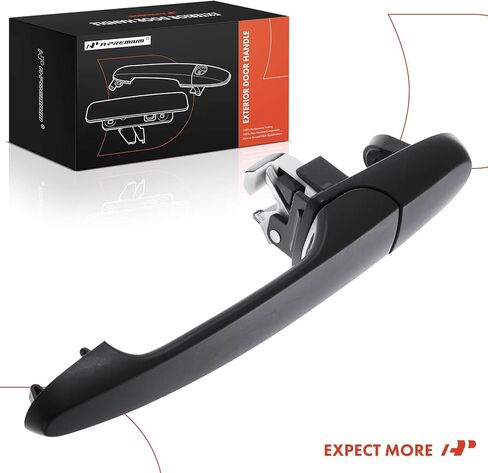 مقبض باب خارجي من الجانب الأيمن للراكب A-Premium متوافق مع شيفروليه كوبالت 2005-2010 وبونتياك G5 2007-2010، أسود معبأ، استبدال # 15803536 in Saudi Arabia