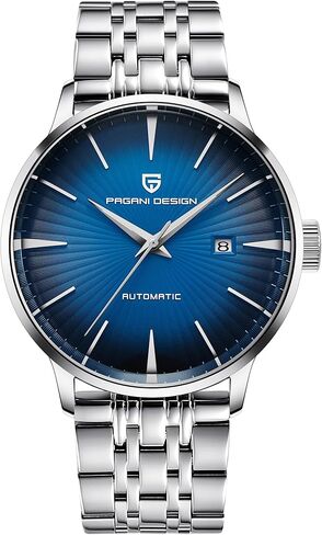 Pagani Design PD2770 Fashion Men's Automatic Mechanical Watch Stainless Steel Waterproof Leather Strap Simple Business Sport Wristwatches in Saudi Arabia