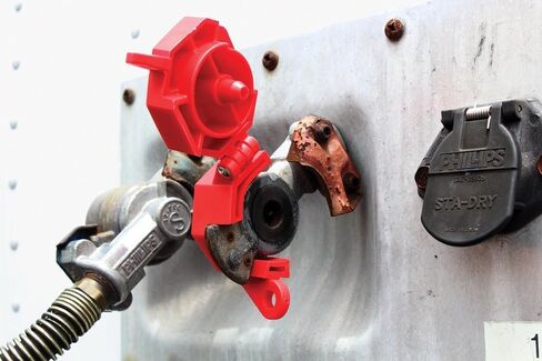 Stopout Glad Hand Lock, Plastic, Red, Universal in Saudi Arabia