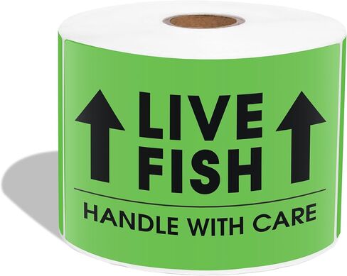 Aegis Adhesives - 3" X 5" Do Not Double Stack Labels (1 Roll, 500/Roll) Shipping and Handling Warning Labels with Permanent Adhesive in Saudi Arabia
