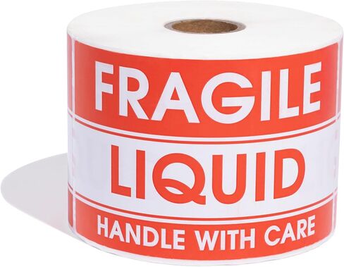 Aegis Adhesives - 3" X 5" Do Not Double Stack Labels (1 Roll, 500/Roll) Shipping and Handling Warning Labels with Permanent Adhesive in Saudi Arabia