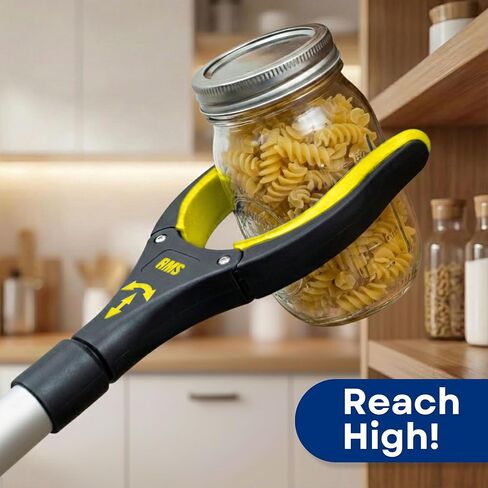 2 Pack 21 Inch Short Grabber Reacher with Rotating Jaw - Mobility Aid Reaching Assit Tool in Kuwait