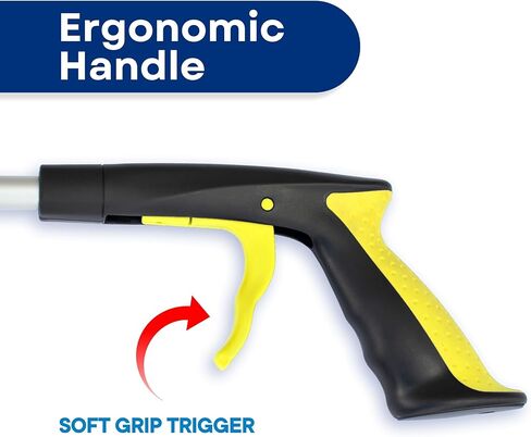 2 Pack 21 Inch Short Grabber Reacher with Rotating Jaw - Mobility Aid Reaching Assit Tool in Kuwait