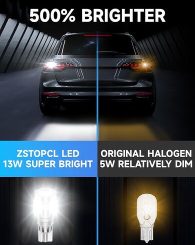 مصابيح إضاءة عكسية LED 921 مناسبة لسيارة Toyota Tundra 2000-2013، سطوع مطور بنسبة 500%، استبدال مصابيح احتياطية LED فائقة السطوع 912 T15، 6000K أبيض بارد، حزمة من 2 in Kuwait