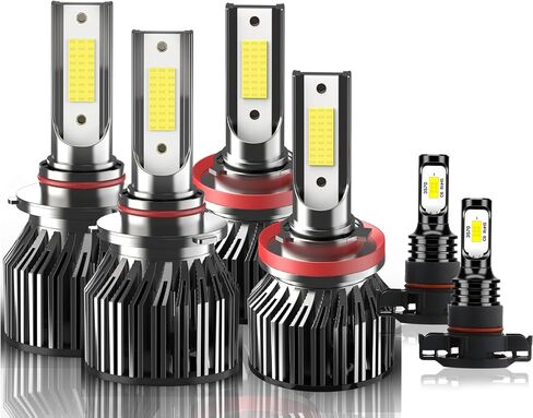 Compatible For GMC Sierra 2007-2013 Multi-position Beam Light Set,Enhanced Visibility Vehicle Light Bulb，Pack of 6 in Saudi Arabia