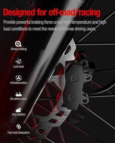 وسادات فرامل سيراميك لـ Surron Ultra Bee، مجموعة وسادات فرامل قرصية أمامية وخلفية معدنية للدراجة الترابية Surron Ultrabee/Sur Ron Ultra bee (4 قطع) in Kuwait