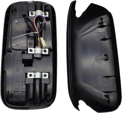 Passenger Right Black Door Mirror W/Heater Replacement for Hino 155 195 300 2012 2013 2014-2022 in Kuwait