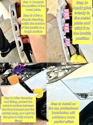 Front Bumper Repair Metal Plate for Honda HR-V 2014-2019 in Kuwait