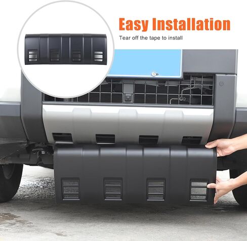 غطاء حماية سفلي للمصد الأمامي متوافق مع Toyota Land Cruiser 250 Prado J250 LC250 2024 2025، غطاء حماية للوحة السفلية للمصد الأمامي (أسود غير لامع) in Kuwait