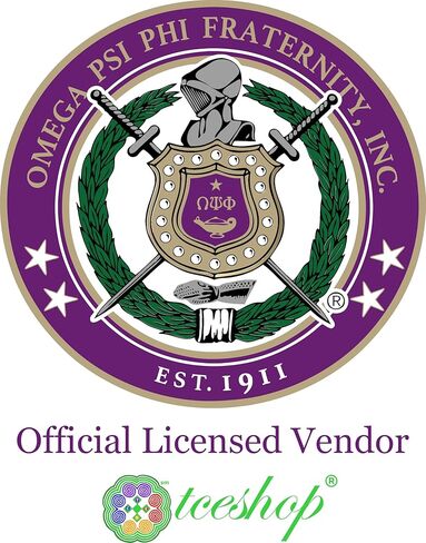 Omega Psi/Ψ Phi + Delta Sigma/Σ Theta Split License Plate Frame [Silver Standard Frame - Purple/Gold/Silver/Red - Car/Truck] - ID#32384 in Kuwait