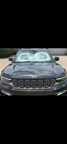 USA Bald Eagle Car Windshield Sun Shade – Patriotic American Flag Design – UV & Heat Reflector – Foldable Auto Sunshade for SUV, Truck, Car – Universal Fit, 59"x28" in Saudi Arabia