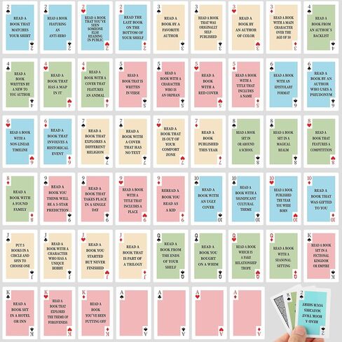 48 Pcs Tbr Cards Gift for Book Lover to Be Read List with Iron Box Bookish Accessory for Book Club Readers Birthday Teacher Mom Women Choose Your Next Reading Library Funny Decoration in Kuwait