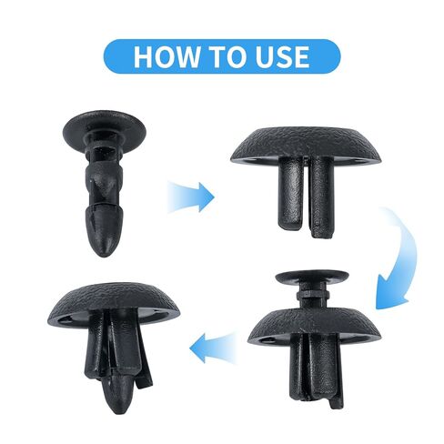 WHALETAIL 20PCS Bumper Radiator Cover & Grille Push-Type Retainer, Engine Cover Clips Replacement for Lexus GS350 GX460 90467-07211 in Kuwait