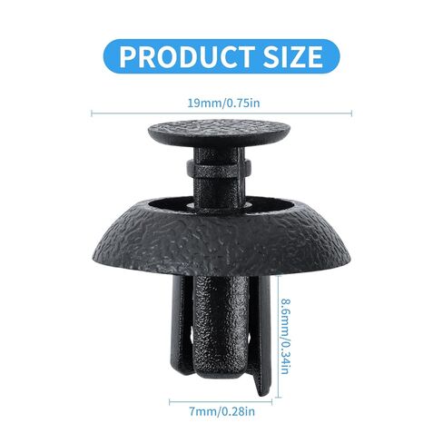 WHALETAIL 20PCS Bumper Radiator Cover & Grille Push-Type Retainer, Engine Cover Clips Replacement for Lexus GS350 GX460 90467-07211 in Kuwait