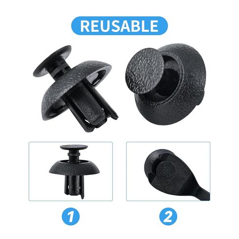 WHALETAIL 20PCS Bumper Radiator Cover & Grille Push-Type Retainer, Engine Cover Clips Replacement for Lexus GS350 GX460 90467-07211 in Kuwait