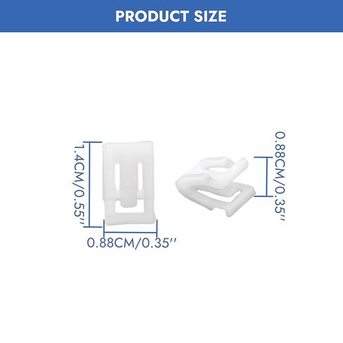 20 قطعة من مشابك لوحة قيادة السيارة العالمية لوحدة التحكم الأمامية للسيارة، مجموعة تثبيت بلاستيكية من النايلون الأبيض، مشابك السيارات للراديو، DVD، ملحقات استبدال لوحة أجهزة القياس لمعظم السيارات in Kuwait