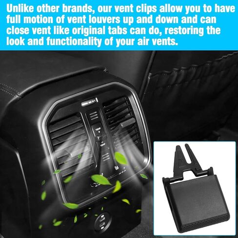 Jaronx Compatible with Porsche Macan Air Vent Clip Tab 2019 2020 2021 2022 2023 2024 2025, 1PCS Rear Air Conditioning Outlet AC Vent Insert Clip Replacement Compatible with Porsche in Saudi Arabia