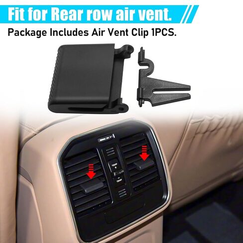 Jaronx Compatible with Porsche Macan Air Vent Clip Tab 2019 2020 2021 2022 2023 2024 2025, 1PCS Rear Air Conditioning Outlet AC Vent Insert Clip Replacement Compatible with Porsche in Saudi Arabia