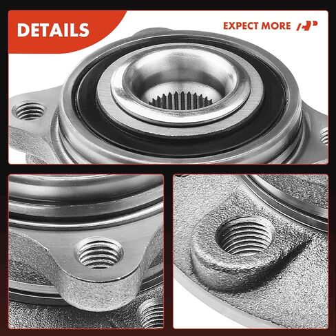 A-Premium 2 × محمل العجلة الأمامية ومجموعة المحور متوافقة مع فولفو S60 2001-2009، XC70 2003-2007، S80 1999-2006، V70 2001-2007 in Saudi Arabia