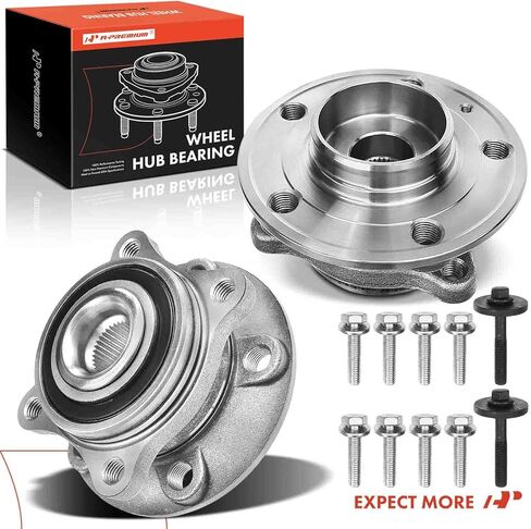 A-Premium 2 × محمل العجلة الأمامية ومجموعة المحور متوافقة مع فولفو S60 2001-2009، XC70 2003-2007، S80 1999-2006، V70 2001-2007 in Saudi Arabia