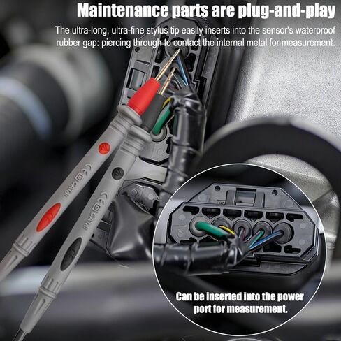 1-Piece Multimeter Test Leads Kit for Home DIY & Car Maintenance, Electrical Multimeter Leads Kit with Alligator Clips, Multimeter Probes, Test Tweezers 1000V/ 19A in Saudi Arabia