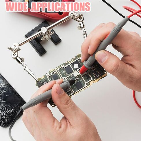 1-Piece Multimeter Test Leads Kit for Home DIY & Car Maintenance, Electrical Multimeter Leads Kit with Alligator Clips, Multimeter Probes, Test Tweezers 1000V/ 19A in Saudi Arabia