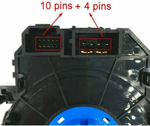موصل كهربائي لعجلة القيادة (بدون مستشعر زاوية) 93490-1W110 Ftis 1 Plug لكيا ريو 2012 2013 2014 2015 in Kuwait