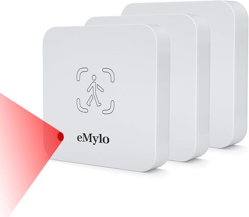 مستشعر التواجد البشري Emylo WiFi 3 حزم واي فاي ميليمتر موجة الكشف عن حركة مستشعرات الكشف عن رادار المليمين متوافق مع Tuya/Smart Life (2.4 GHz Wi-Fi مطلوب) in Kuwait