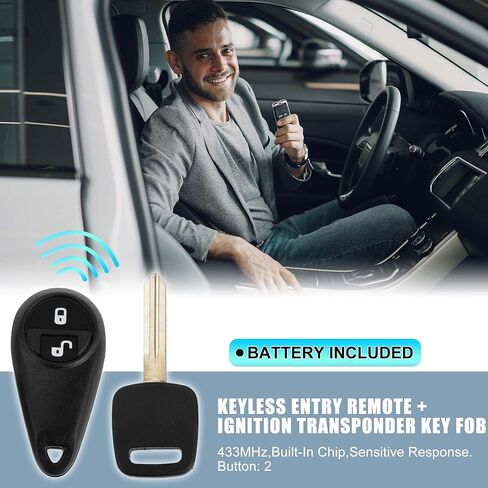 X AUTOHAUX 2 Set 433MHz NHVWB1U711 Keyless Entry Remote Ignition Transponder Key Fob for Subaru Forester 2005-2008 for Subaru Impreza 2005-2007 62 Chip 2 Buttons 2pcs in Saudi Arabia