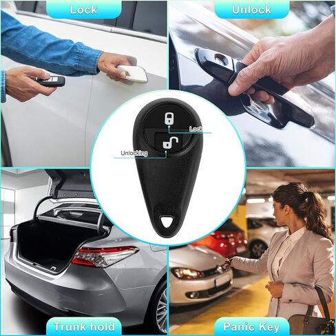 X AUTOHAUX 2 Set 433MHz NHVWB1U711 Keyless Entry Remote Ignition Transponder Key Fob for Subaru Forester 2005-2008 for Subaru Impreza 2005-2007 62 Chip 2 Buttons 2pcs in Saudi Arabia