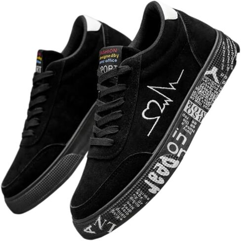 Fashionable Plus-Size Men's Sports Shoes - Comfortable and Lightweight Sneakers - Soft Material - Suitable for Various Occasions in Kuwait