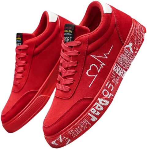 Fashionable Plus-Size Men's Sports Shoes - Comfortable and Lightweight Sneakers - Soft Material - Suitable for Various Occasions in Saudi Arabia