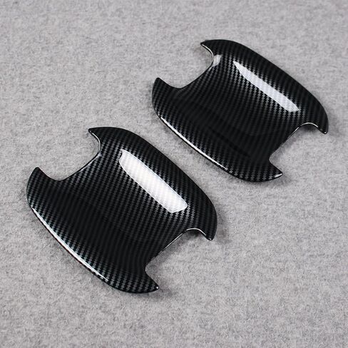 Beautost Fit for Ford 2021 2022 2023 2024 2025 Bronco Sport Door Bowl Handle Cover Trims (Carbon Fiber Black) in Saudi Arabia