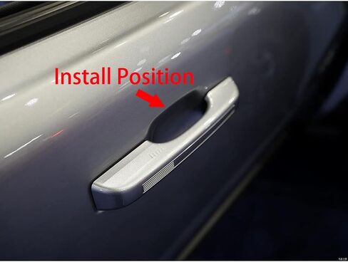 Beautost Fit for Ford 2021 2022 2023 2024 2025 Bronco Sport Door Bowl Handle Cover Trims (Carbon Fiber Black) in Saudi Arabia