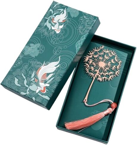 Elegant Metal Bookmark Reading Page Mark – Stylish Book Clip Pendant for Stationery Lovers in Saudi Arabia