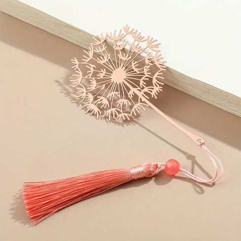 Elegant Metal Bookmark Reading Page Mark – Stylish Book Clip Pendant for Stationery Lovers in Saudi Arabia