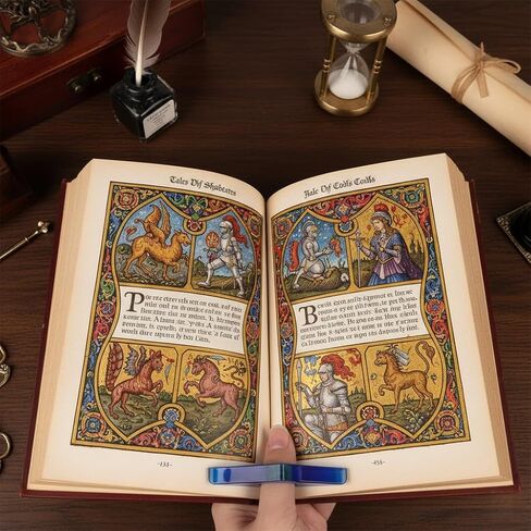 6-Pack Book Page Holders for Reading, Reading Accessories, Thumb Book Page Holder & Book Clip for Convenient Reading (Assorted Colors) in Kuwait