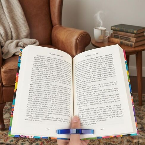 6-Pack Book Page Holders for Reading, Reading Accessories, Thumb Book Page Holder & Book Clip for Convenient Reading (Assorted Colors) in Kuwait