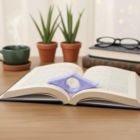 6-Pack Book Page Holders for Reading, Reading Accessories, Thumb Book Page Holder & Book Clip for Convenient Reading (Assorted Colors) in Kuwait