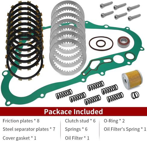 Clutch Kit & Cover Gasket Fit For Suzuki DRZ400 2000-2004 DRZ400E 2000-2007 DRZ400S 2000-2024 DRZ400SM 2005-2024 in Saudi Arabia