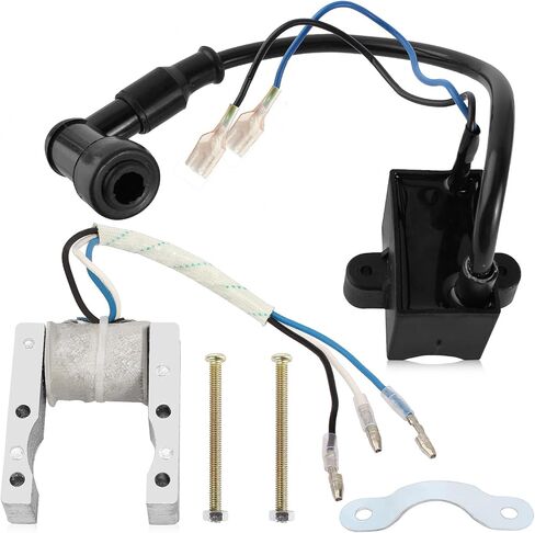 CDI Ignition Coil + Magneto Coil for 49cc 50cc 60cc 80cc 2-Stroke Engines Motor Motorized Bicycle Bike in Saudi Arabia