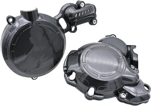 Motorcycle Clutch Guard Water Pump Cover Engine Ignition Protector For HENGJIAN HJZ300 Z300 distintivo(Orange Engine) in Saudi Arabia