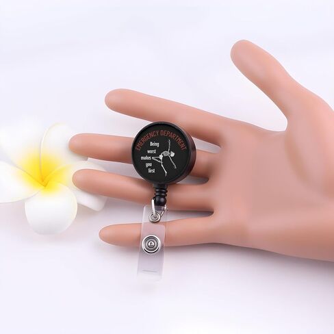 MAOFAED Emergency Department Badge Reel for ER Nurse, Emergency Nurse Gift, ER Tech Gift, Nursing Life Gift (Make You First) in Saudi Arabia