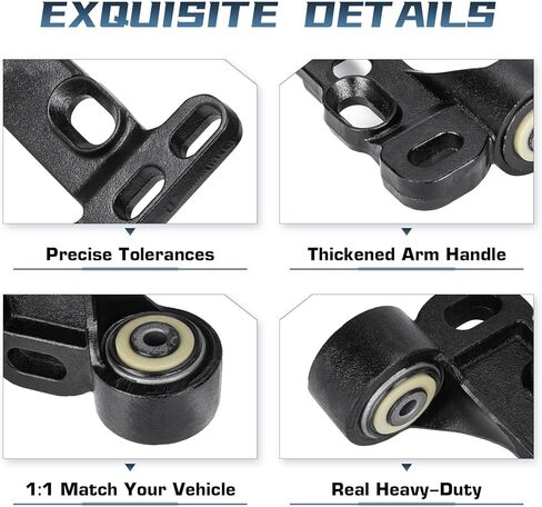 دعامات دعم ذراع التحكم الأمامية السفلية لسيارة بويك رينييه شيفروليه تريل بليزر EXT GMC Envoy XL XUV Isuzu Ascender Oldsmobile Bravada Saab 9-7x 2005 2006 2007 مجموعة تعليق جانبية للسائق in Saudi Arabia