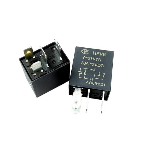 10 قطعة/الوحدة التتابع HFV6 012H-TR 12VDC 30A السيارات مروحة مضخة زيت تكييف الهواء التتابع in Kuwait