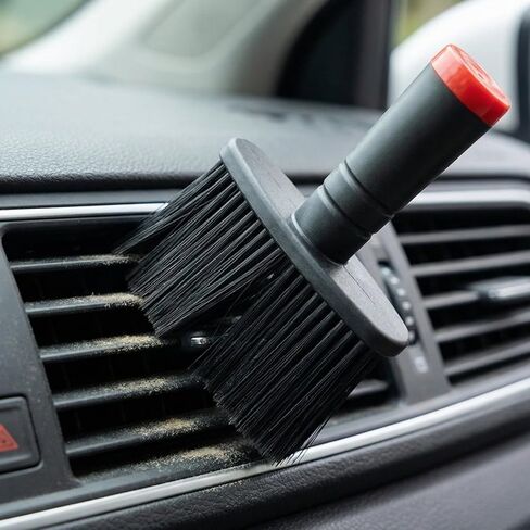 Versatile Soft-Bristle Cleaning Brush - Multi-Surface Dusting Tool for Car Vents, Tight Gaps & Interior Surfaces in Saudi Arabia
