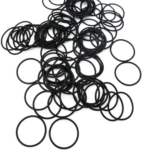 NBR O Ring Gaskets Seal Nitrile Butadiene Rubber Bands High Pressure O-Rings Repair Sealing Rings CS 2.5/3mm(OD 27mm,CS 3mm) in Kuwait