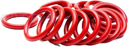 Red Silicone O-Ring Gasket CS 5mm OD 15mm ~ 600mm Silicon O-Ring Washer Sealing Ring Waterproof & Insulated(OD 520mm (1Pcs)) in Kuwait