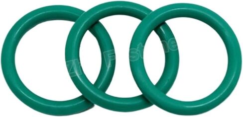 Thickness CS 3.5mm 4mm 5mm Green Fluorine Rubber Gasket OD 10-100mm Round O-Rings Seal Washer Oil and Acid Resistant(13x6x3.5mm (10pcs)) in Saudi Arabia